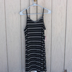 Spaghetti Strap Striped Dress